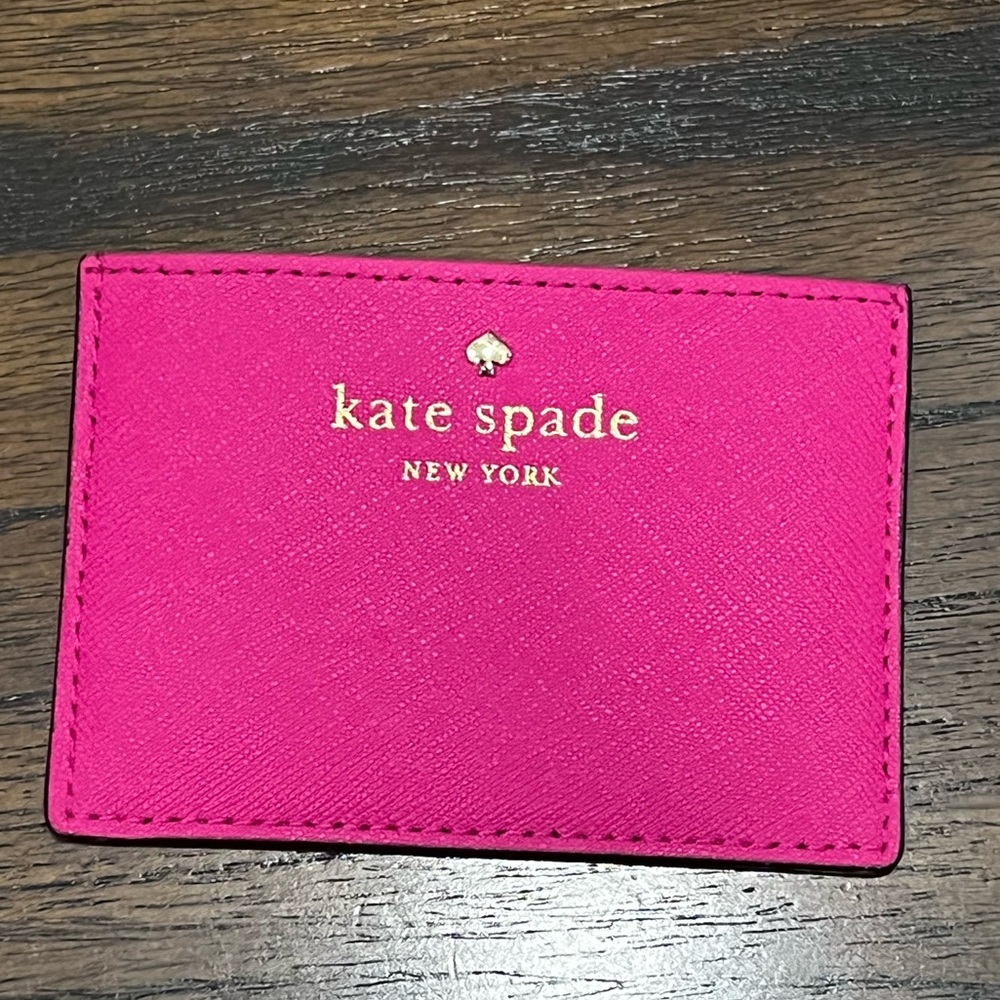 KATE SPADE Hot pink Slim Card Holder